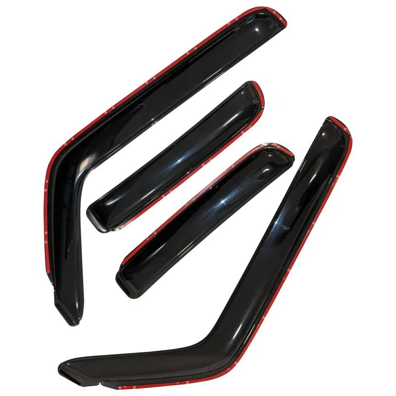 1494101IN – BLACK HORSE Rainguard, Aerodynamic Design In-Channel Smoke Acrylic